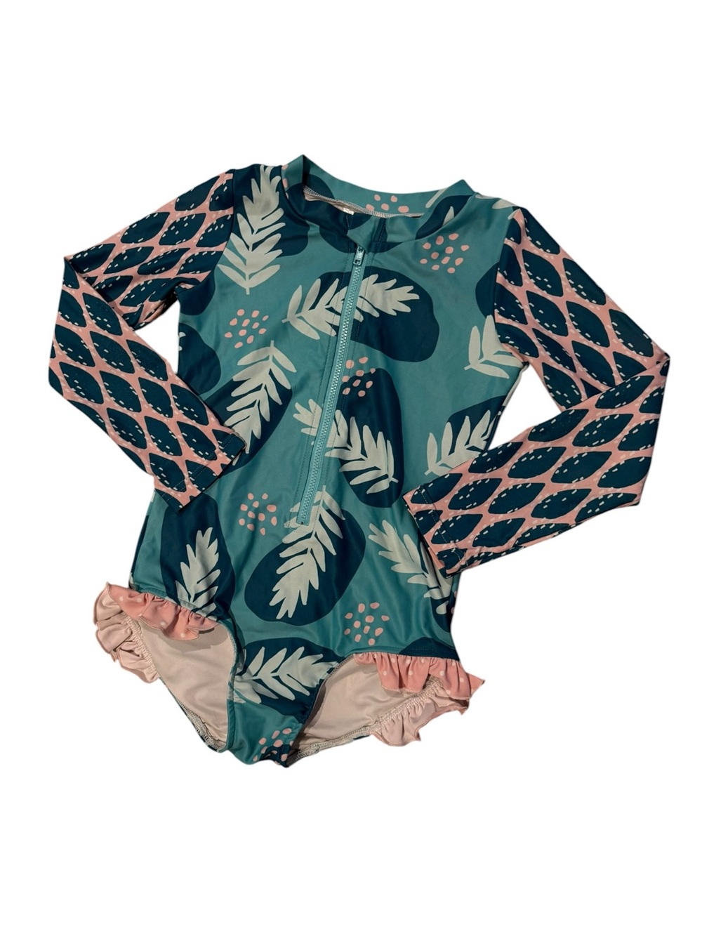 Oopsie Daisy Rashgaurd Swimsuit Size 7